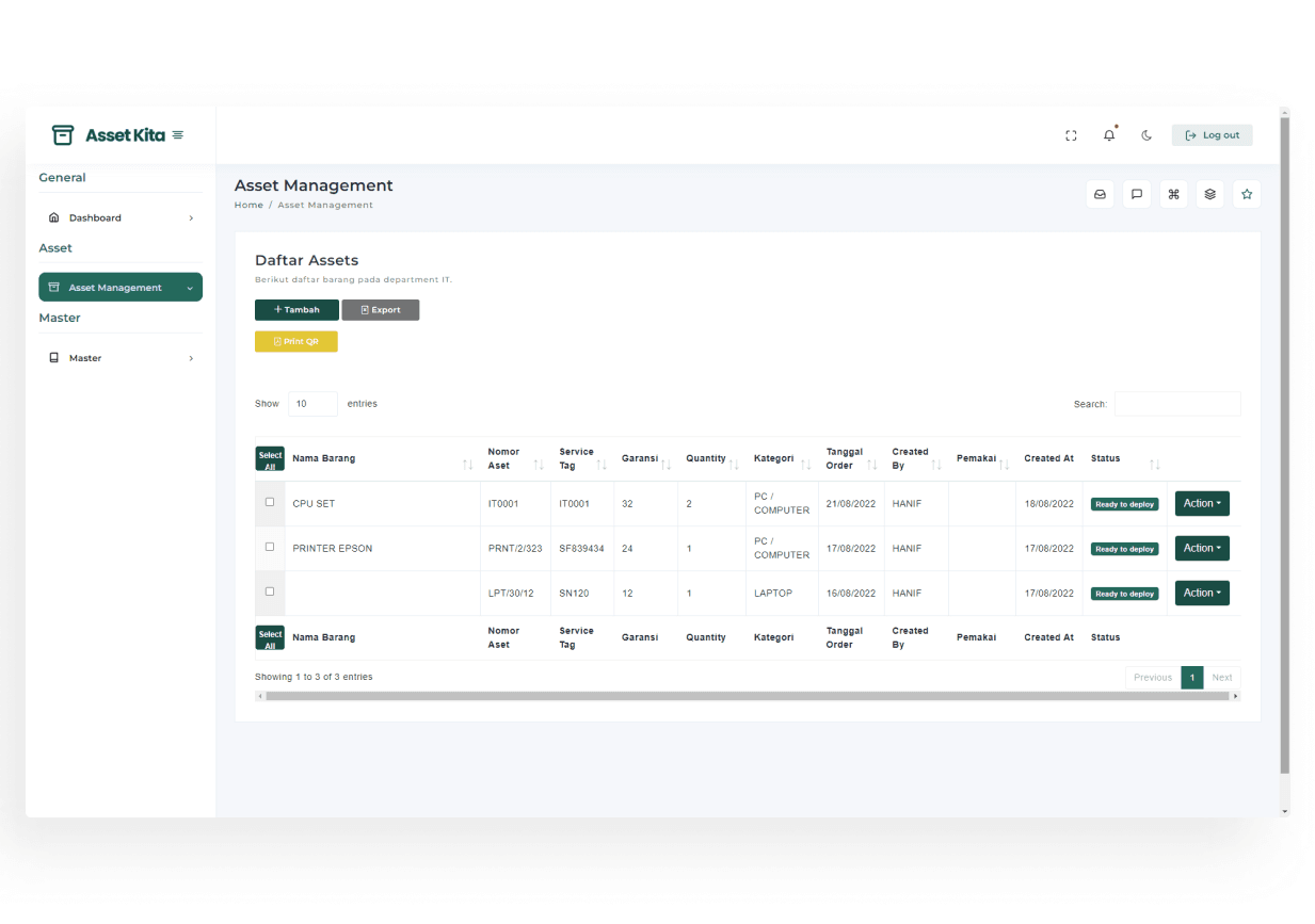 Asset Management System
